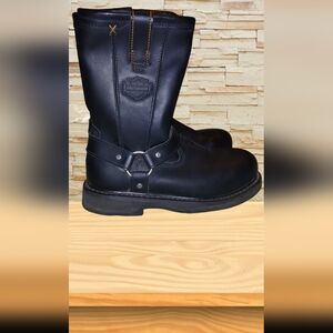 Harley-Davidson Black Leather Men's Boots